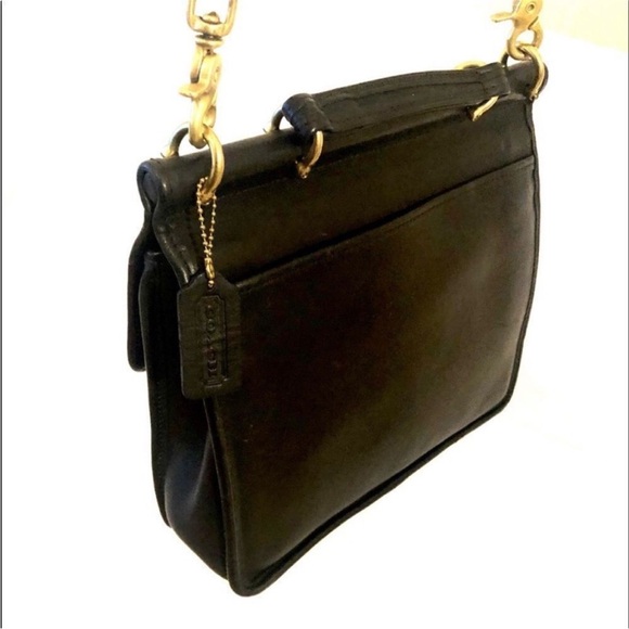 Vintage Coach Willis black leather crossbody bag - Picture 11 of 15